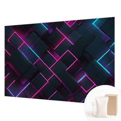 Fototapetas pagal matmenis su neongeometrijos motyvu