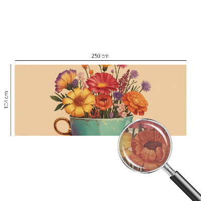 Dekoratyvinis fototapetas Spalvingas kioskas