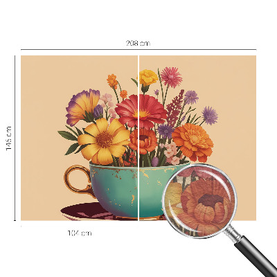 Dekoratyvinis fototapetas Spalvingas kioskas