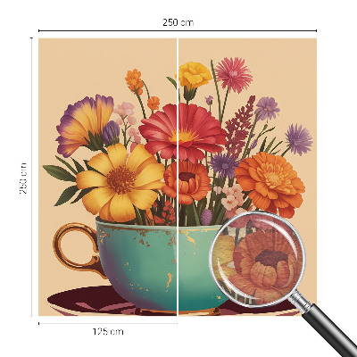 Dekoratyvinis fototapetas Spalvingas kioskas