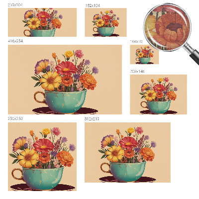 Dekoratyvinis fototapetas Spalvingas kioskas