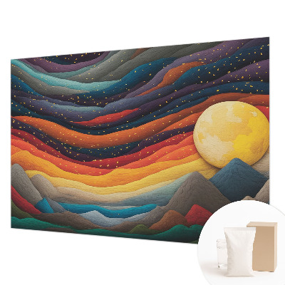 Flizelininis fototapetas Spalvingi kalnai