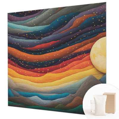 Flizelininis fototapetas Spalvingi kalnai