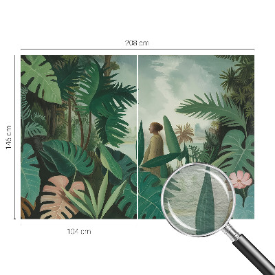 Plaunamas flizelininis fototapetas Egzotiškos džiunglės