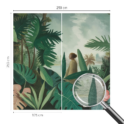 Plaunamas flizelininis fototapetas Egzotiškos džiunglės
