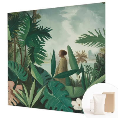 Plaunamas flizelininis fototapetas Egzotiškos džiunglės