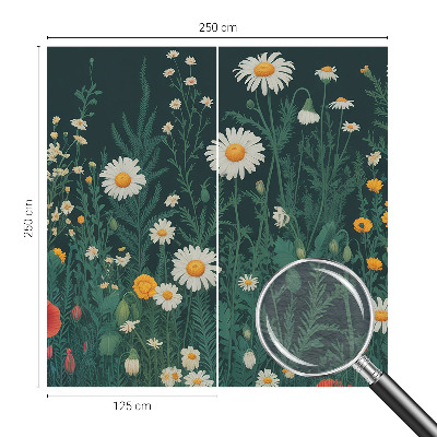 Fototapetas svetainei su „Vilde Bloomster“ piešiniu