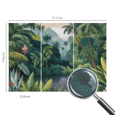 Dekoratyvinis fototapetas Egzotiškas kraštovaizdis