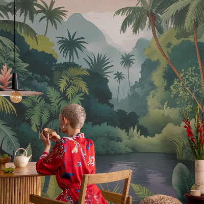 Dekoratyvinis fototapetas Egzotiškas kraštovaizdis