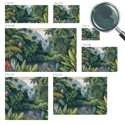 Dekoratyvinis fototapetas Egzotiškas kraštovaizdis