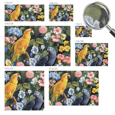 Sienų danga fototapetas Egzotiška fuglė