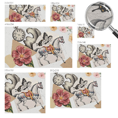 Plaunamas flizelininis fototapetas Vintažinis žiedas