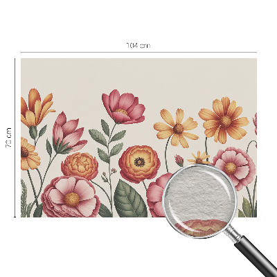 Fototapetas ant sienos su gėlių motyvu „Blomster“