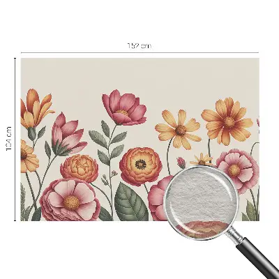 Fototapetas ant sienos su gėlių motyvu „Blomster“