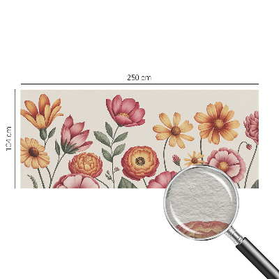 Fototapetas ant sienos su gėlių motyvu „Blomster“