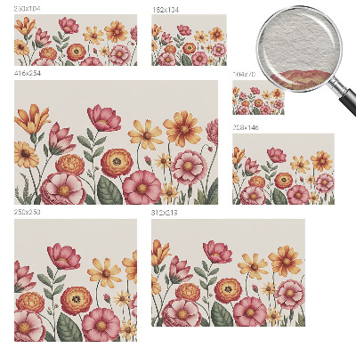 Fototapetas ant sienos Blomster išdėstymas