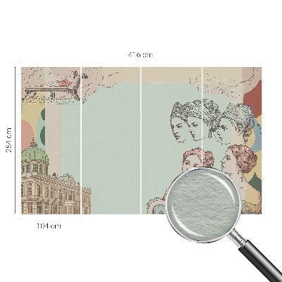 Fototapetas pagal matmenis Klasikinis koliažas