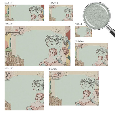 Fototapetas pagal matmenis Klasikinis koliažas