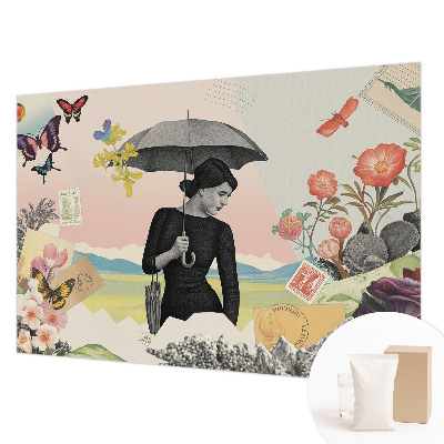 Dekoratyvinis fototapetas Romantiškas koliažas