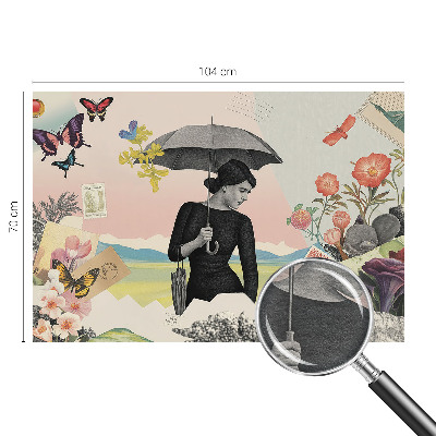 Dekoratyvinis fototapetas Romantiškas koliažas