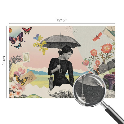 Dekoratyvinis fototapetas Romantiškas koliažas