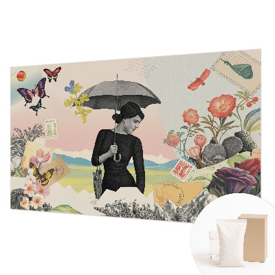 Dekoratyvinis fototapetas Romantiškas koliažas