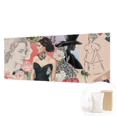 Sienų danga fototapetas Žiedai ir portretai