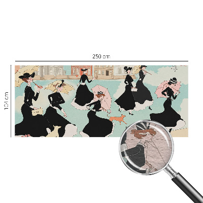 Stilingas fototapetas Kvinder går