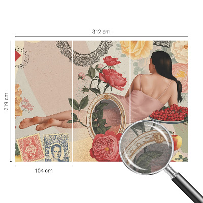 Plaunamas flizelininis fototapetas Blomsteragtig elegancija