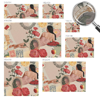 Plaunamas flizelininis fototapetas Blomsteragtig elegancija