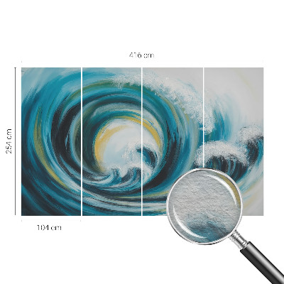 Modernus fototapetas Havbølge