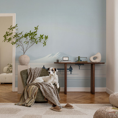 Sienų danga fototapetas Minimalistinis peizažas