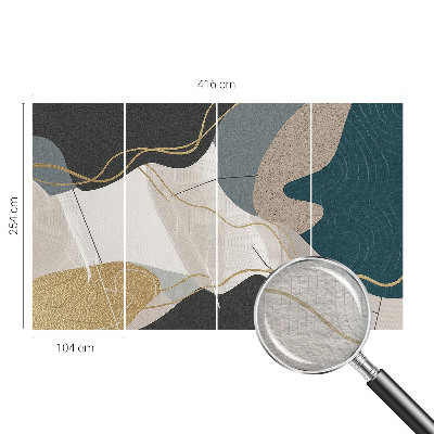 Sienų danga fototapetas Abstraktus formuotojas