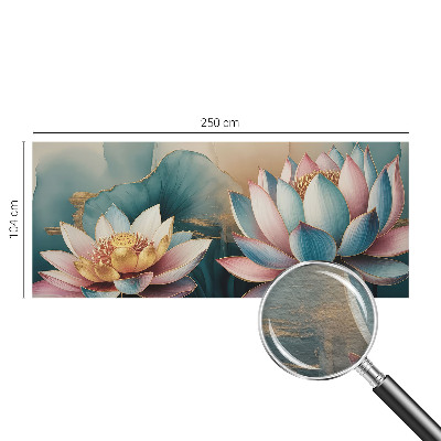 Fototapetas miegamajam Harmoniens lotoso žiedai