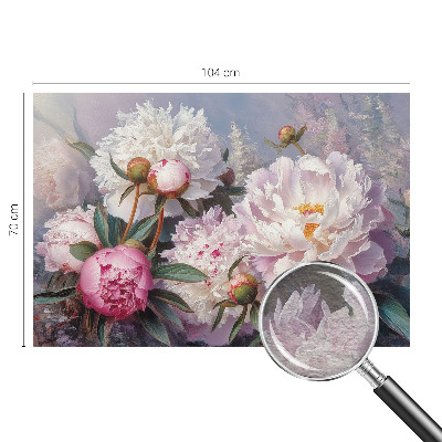 Modernus fototapetas su peonijų puokšte