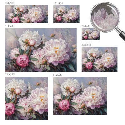 Modernus fototapetas Pæonbuket