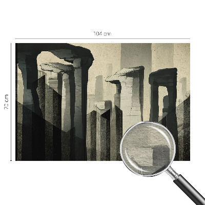Aukštos kokybės fototapetas su skandinaviško stiliaus architektūros motyvu