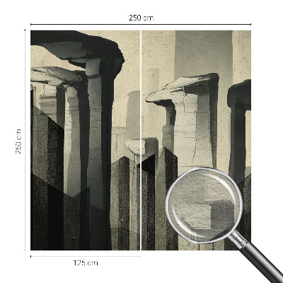 Aukštos kokybės fototapetas su skandinaviško stiliaus architektūros motyvu