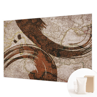 Dekoratyvinis fototapetas Meninis žemėlapis