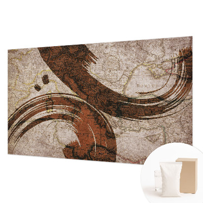 Dekoratyvinis fototapetas Meninis žemėlapis