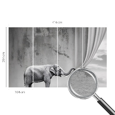 Flizelininis fototapetas Siurrealistinis dramblys