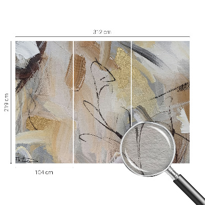 Plaunamas flizelininis fototapetas Abstrakti kompozicija