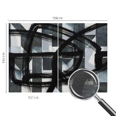 Fototapetas ant sienos Ekspresyvinė geometrija