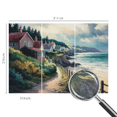 Modernus fototapetas su „Klippehaus“ motyvu