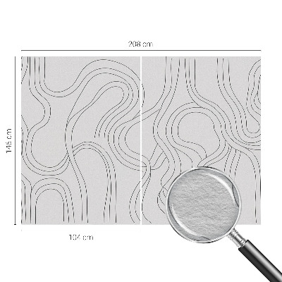 Dekoratyvinis fototapetas Organinės linijos