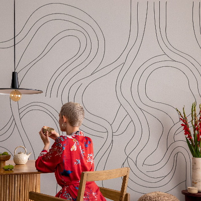Dekoratyvinis fototapetas Organinės linijos