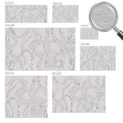 Dekoratyvinis fototapetas Organinės linijos
