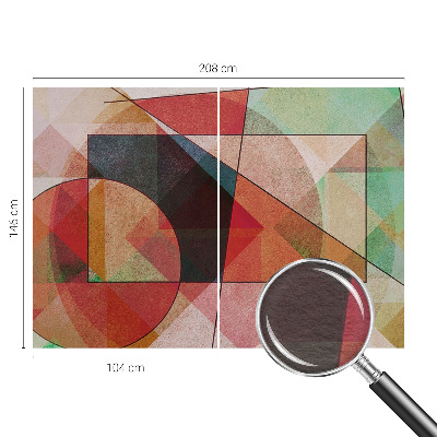 Stilingas fototapetas su geometrine abstrakcija