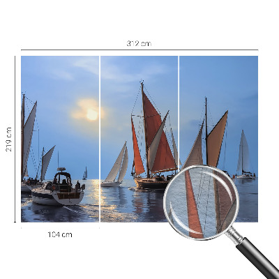 Sienų danga fototapetas Sejleventyr