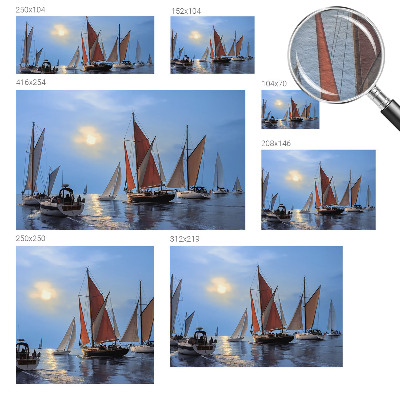 Sienų danga fototapetas Sejleventyr